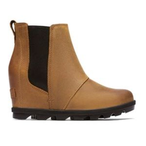 SOREL JOAN OF ARCTIC WEDGE II CHELSEA BOOTIE IN ELK